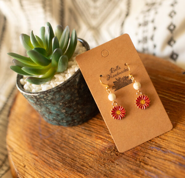 Delightful Daisy Earrings (lots of color options) - Image 4