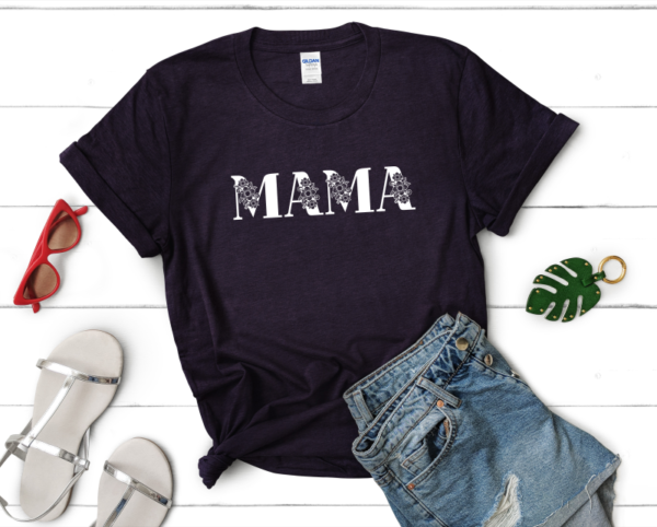 Mama Minimalist Floral T-Shirt - Image 4