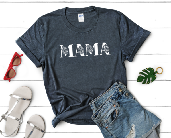 Mama Minimalist Floral T-Shirt