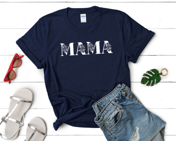 Mama Minimalist Floral T-Shirt - Image 7