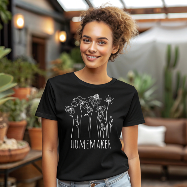 Homemaker Minimalist Floral T-Shirt - Image 13