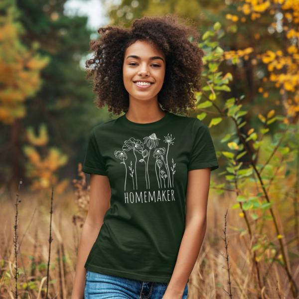 Homemaker Minimalist Floral T-Shirt - Image 11