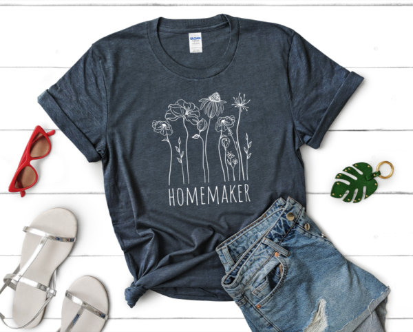 Homemaker Minimalist Floral T-Shirt - Image 10