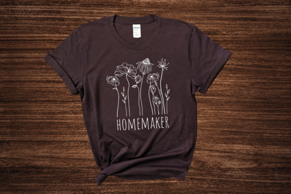 Homemaker Minimalist Floral T-Shirt - Image 5