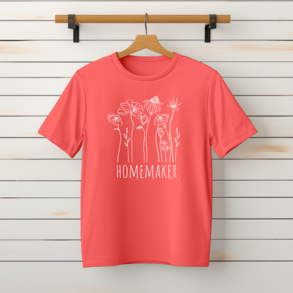 Homemaker Minimalist Floral T-Shirt - Image 4