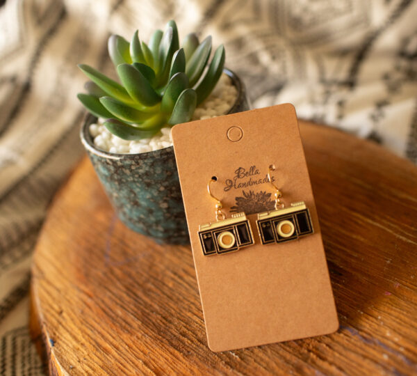 Vintage Camera Earrings