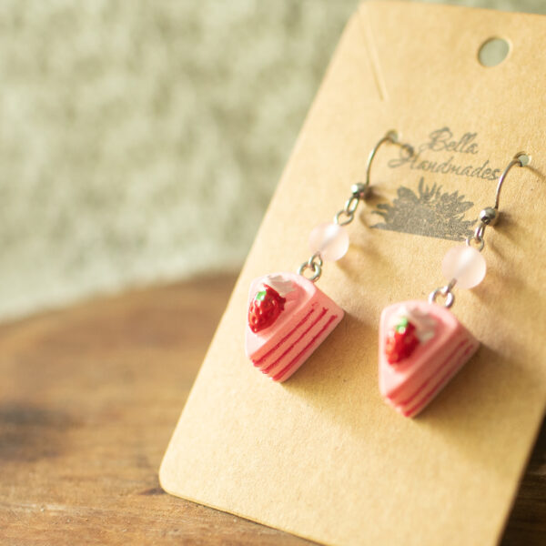 Slice of Cake 3D Earrings