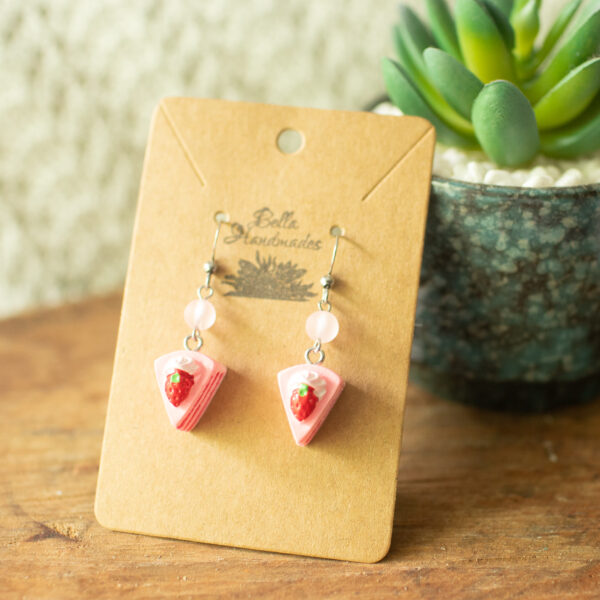 Slice of Cake 3D Earrings - Image 3