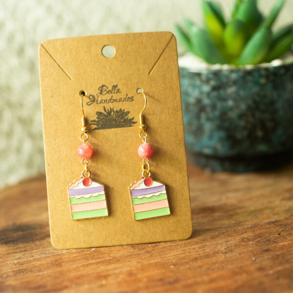Cartoon Cake Earrings