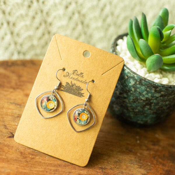 Floral Spinner Earrings