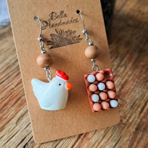 Chicken and Eggs Earrings