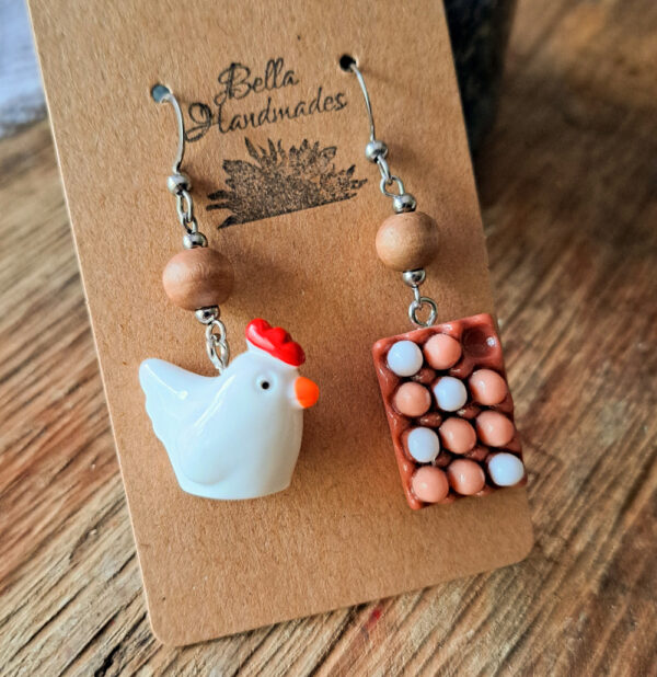 Chicken and Eggs Earrings