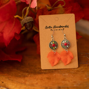 Autumn Leaf Dangle Earrings