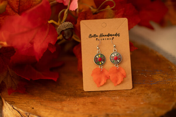 Autumn Leaf Dangle Earrings
