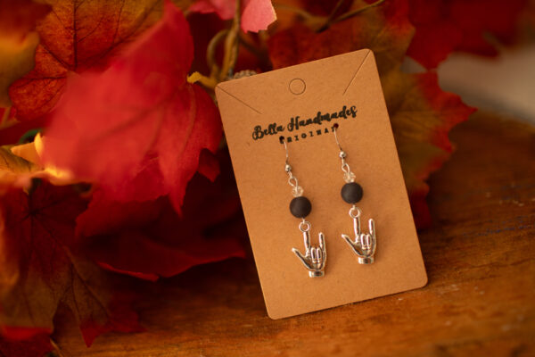 I Love You Sign Language Earrings