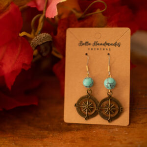 Grand Adventure Compass Earrings