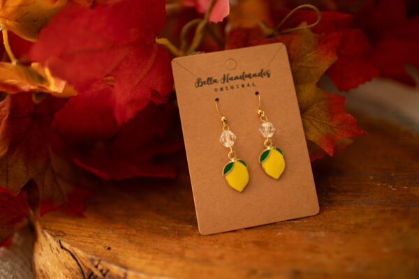 Lemon Sparkle Earrings