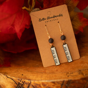 Piano Keyboard Earrings