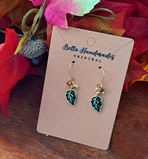 Going On An Adventure Minimalist Leaf Earrings