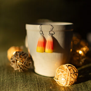 Candy Corn Earrings